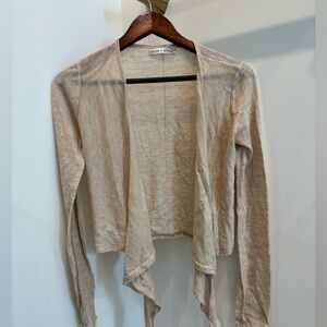 Alice + Olivia Lauralee Ballerina Knit Wrap Cardigan